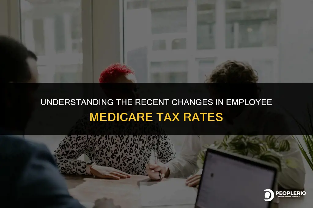 did employee medicare tax go up