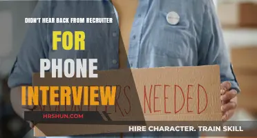 No Response from Recruiter: What to Do Next?