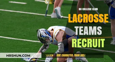 Exploring Recruitment Strategies for College Club Lacrosse Teams