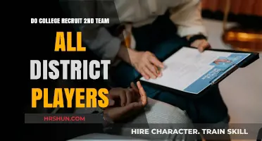 Exploring College Recruitment: Opportunities for Second Team All-District Players