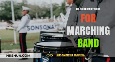 Marching to the Beat: Do Colleges Recruit for Marching Bands?