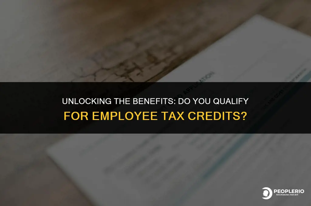do i get employee tax credit