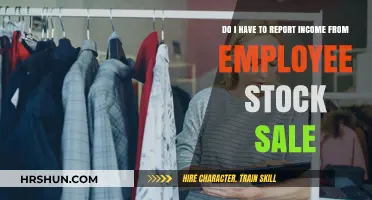 Understanding Tax Implications: Reporting Income from Employee Stock Sales