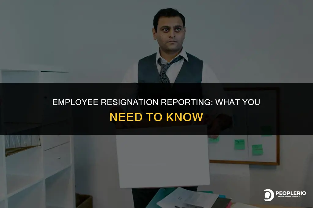 do i have to report when an employee quits