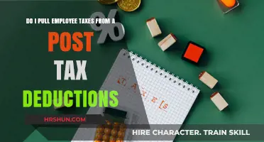 Understanding Post-Tax Deductions: A Guide to Employee Tax Withholding