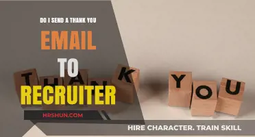 Should You Send a Thank You Email to a Recruiter?