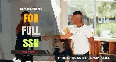 Do Recruiters Ask for Your Full Social Security Number?