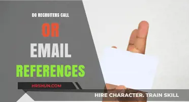 Do Recruiters Call or Email References: The Preferred Method Revealed