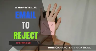 The Unspoken Rule: When Recruiters Choose to Call or Email Rejections