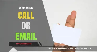 Do Recruiters Prefer Calling or Emailing Candidates?