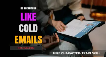 Do Recruiters Appreciate Cold Emails? Insights from Industry Experts