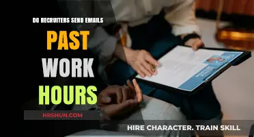 Do Recruiters Send Emails Past Work Hours?