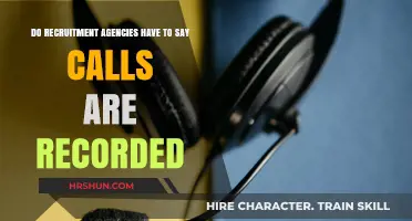 Do Recruitment Agencies Have to Say Calls Are Recorded?