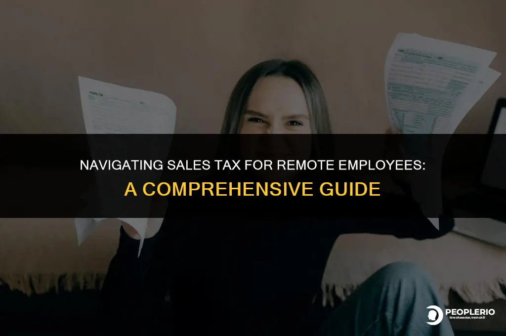 do we owe sales tax in remote employee state