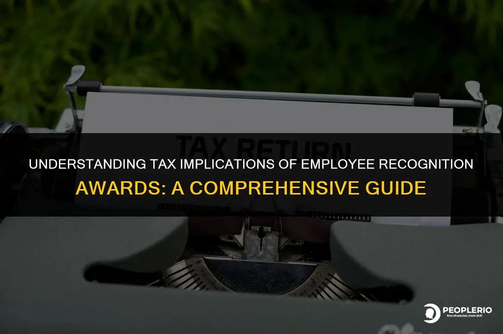 do you get tax refund from employee recognition awards