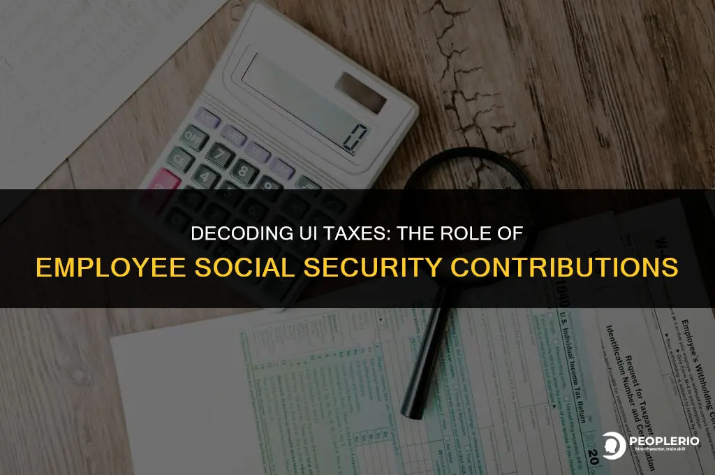 do you include employee social security taxes in ui taxes