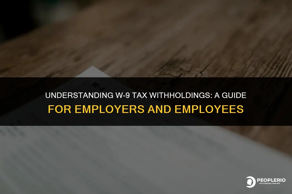 do you take taxes out of a w-9 employee check