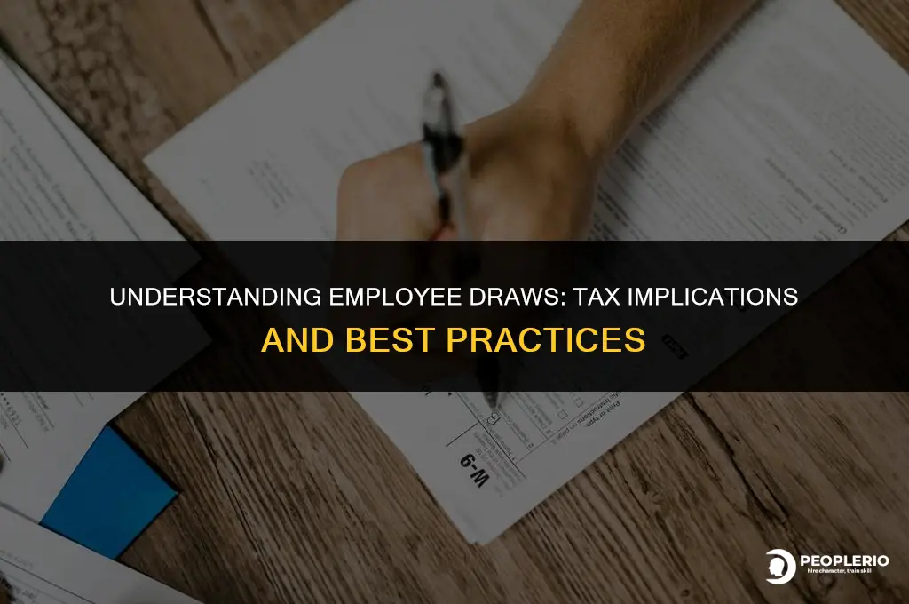 do you tax employee draws
