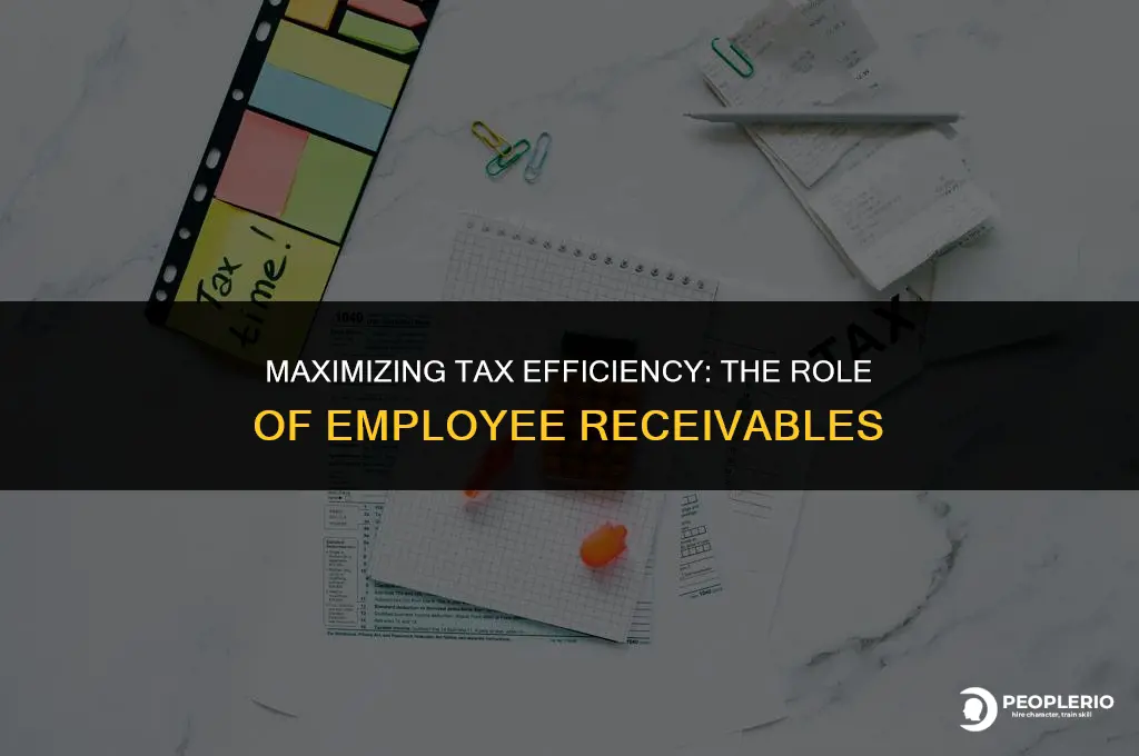 do you use employee receivable in taxes