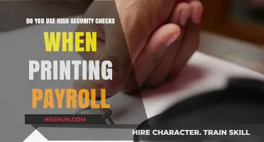 Fortifying Payroll Printing: The Imperative of High-Security Checks
