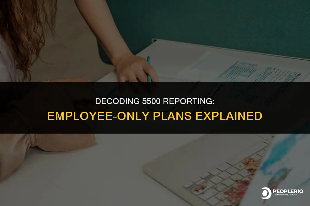 does 5500 reporting include employee only