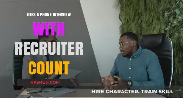 Does a Phone Interview with a Recruiter Count Towards Your Job Application?