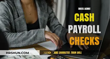 Decoding Payroll Check Cashing: What You Need to Know About ACME's Services