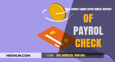 Exploring Credit Cards with Payroll Direct Deposit Features