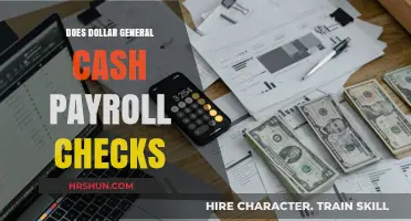 Cashing Payroll Checks at Dollar General: A Convenient Option?