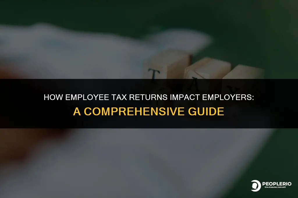 does employee personal tax return affect employer