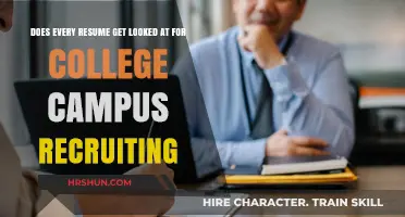 Decoding College Campus Recruiting: Does Every Resume Get Reviewed?