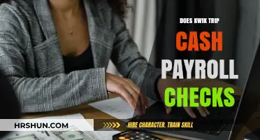 Kwik Trip Payroll Check Cashing: A Convenient Option for Employees