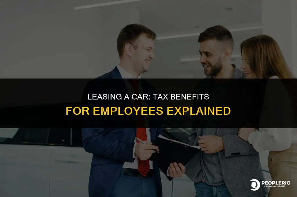does leasing a car help with taxes employee