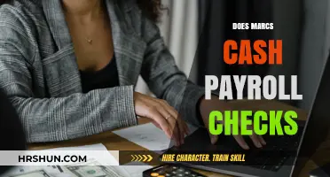 Marc's Cash Payroll Checks: A Comprehensive Guide for Employees