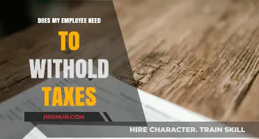 Tax Withholding for Employees: A Comprehensive Guide for Employers