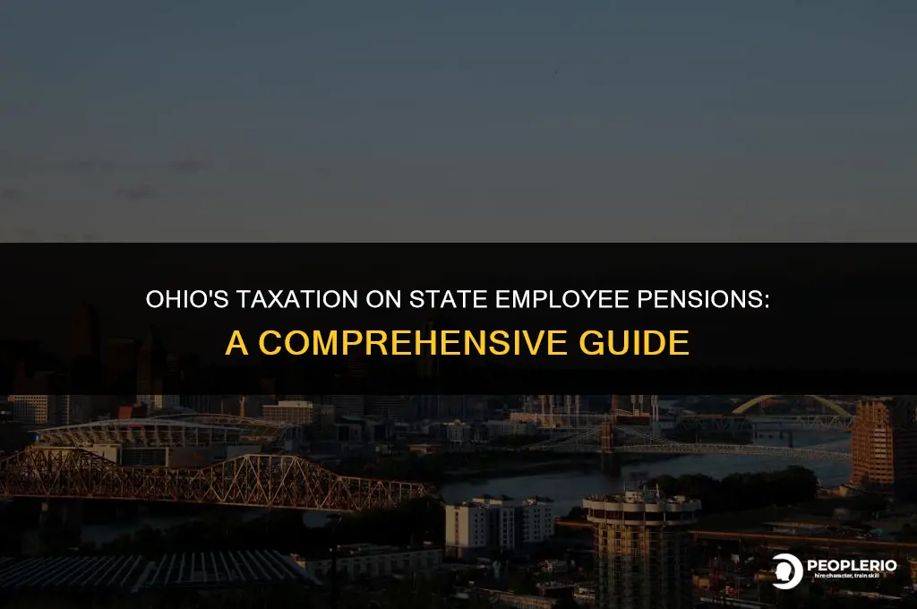 does ohio tax state employee pensions