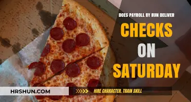 Saturday Payroll Delivery: Does Payroll by Run Deliver Checks?