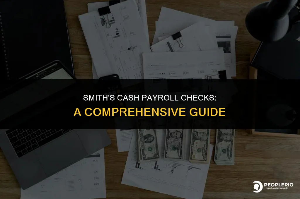 does smiths cash payroll checks