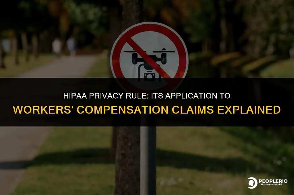 does the hipaa privacy rule apply to workers compensation claims