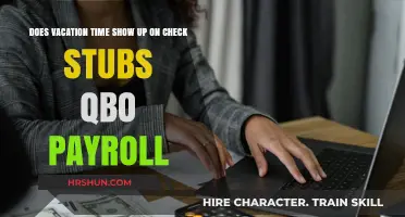 Understanding Vacation Time on QuickBooks Payroll Check Stubs