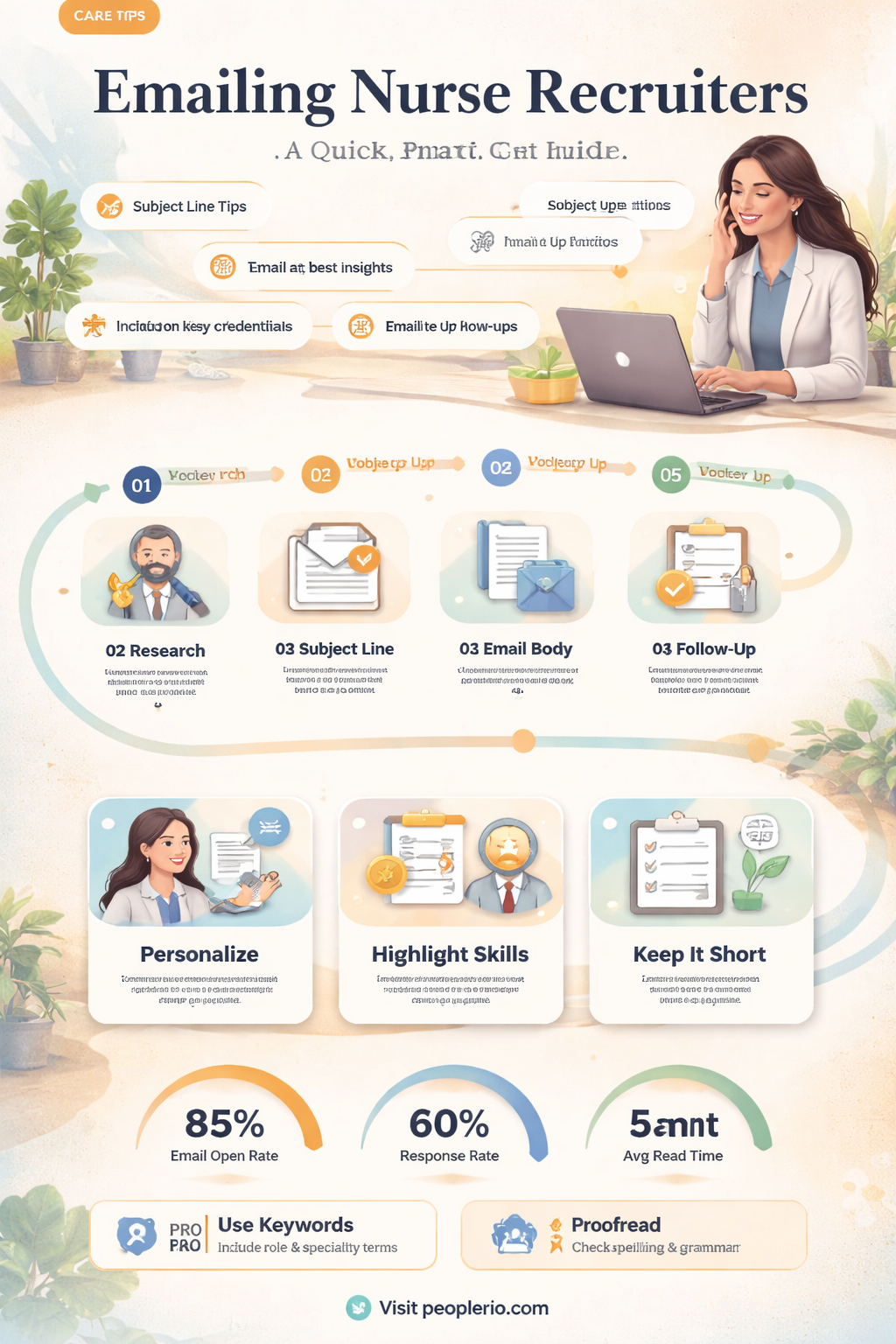 how to email a nurse recruiter