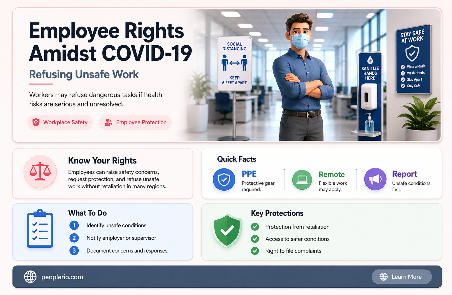can an employee refuse to work due to covid 19