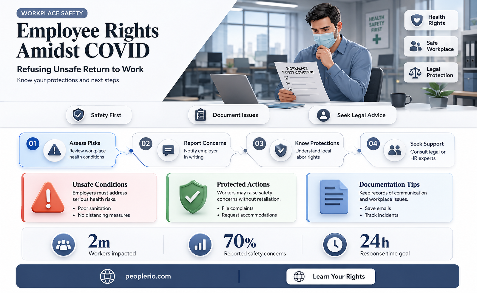 can an employee refuse to return to work covid