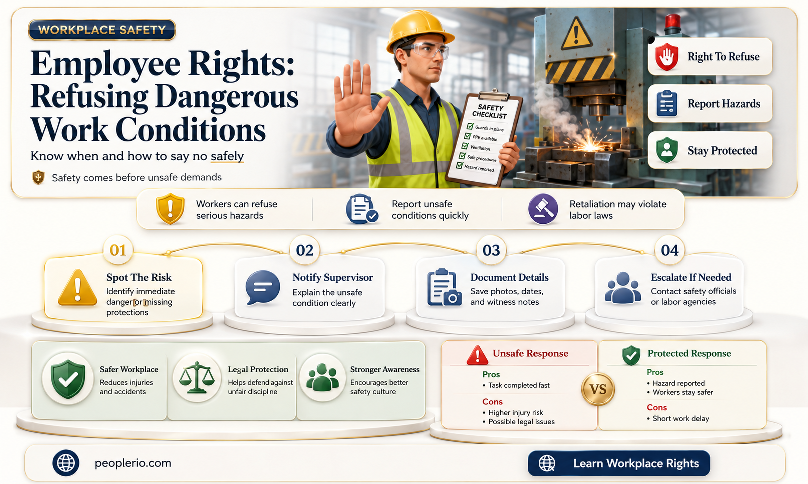 can an employee refuse to work in a dangerous