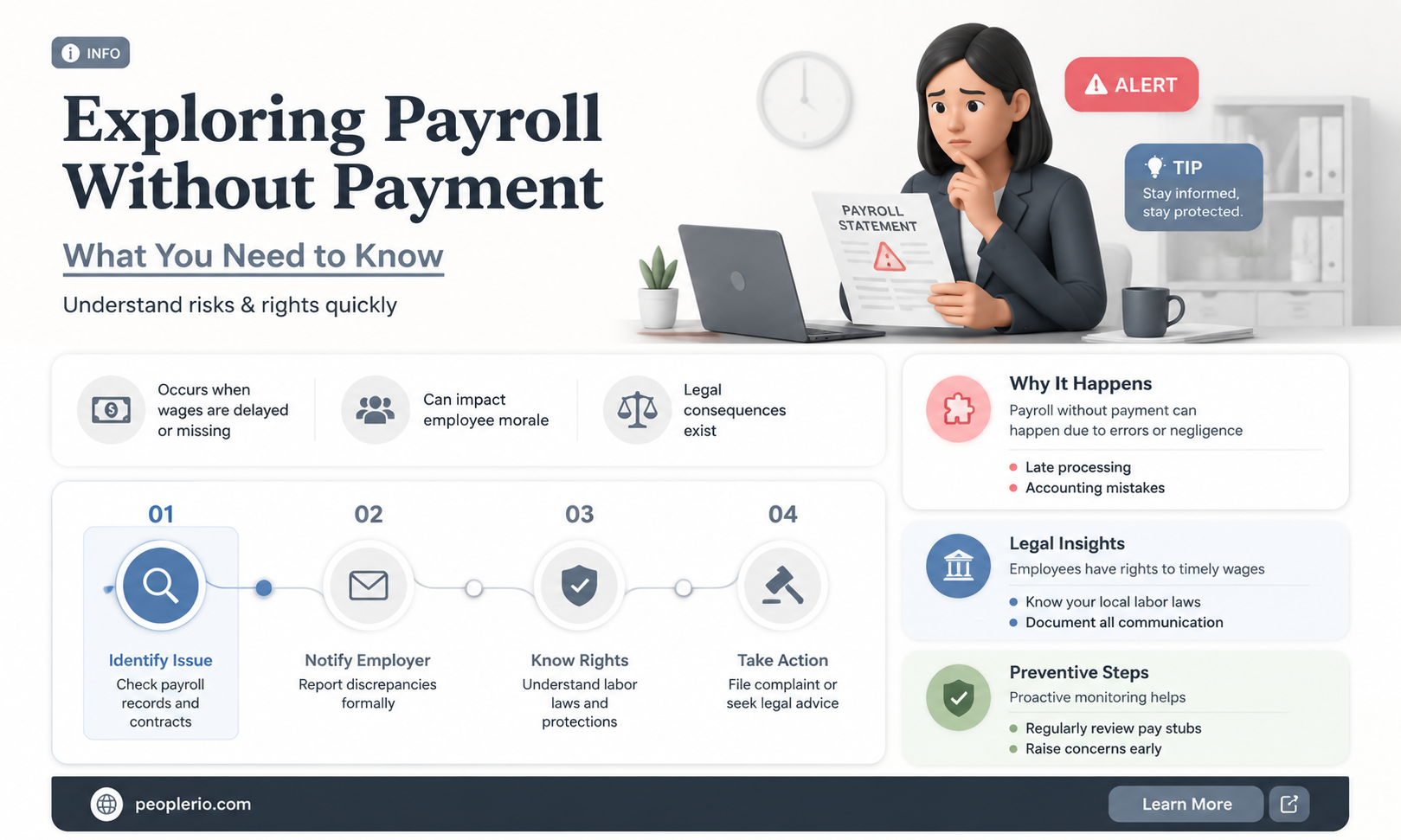 can i be in the payroll without being paid