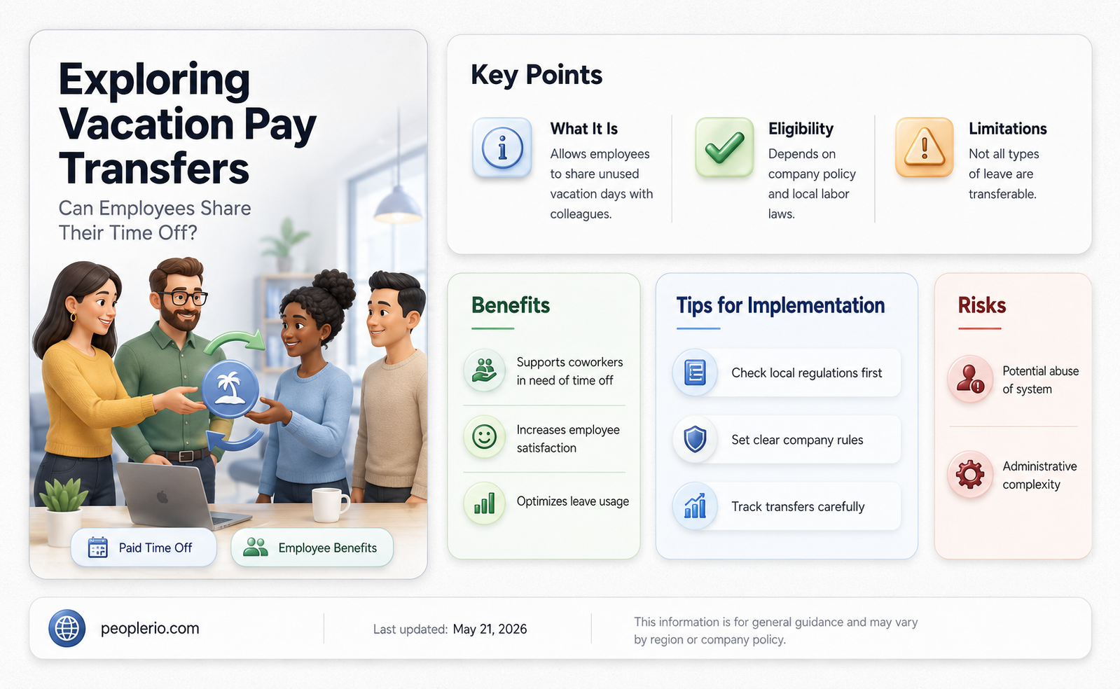 can employees give their vacation pay to another employee