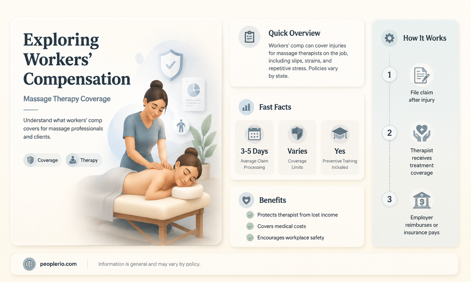 does workers compensation pay for massage therapy