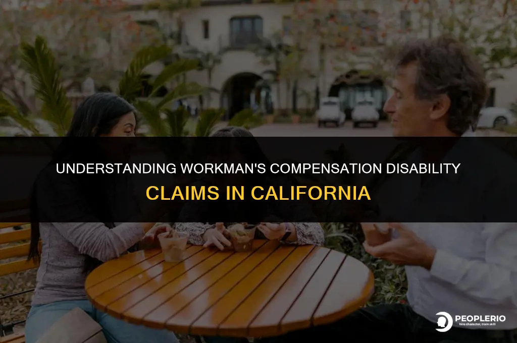 how a workmans compensation disability claim determined in California
