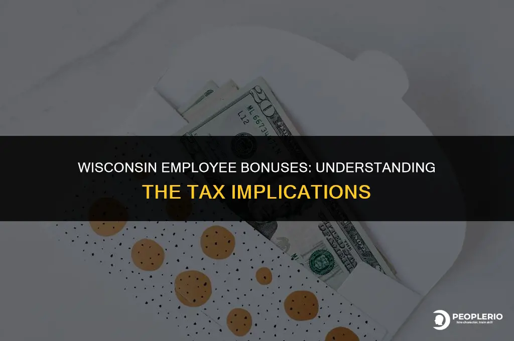 how are employee bonuses taxed in wisconson