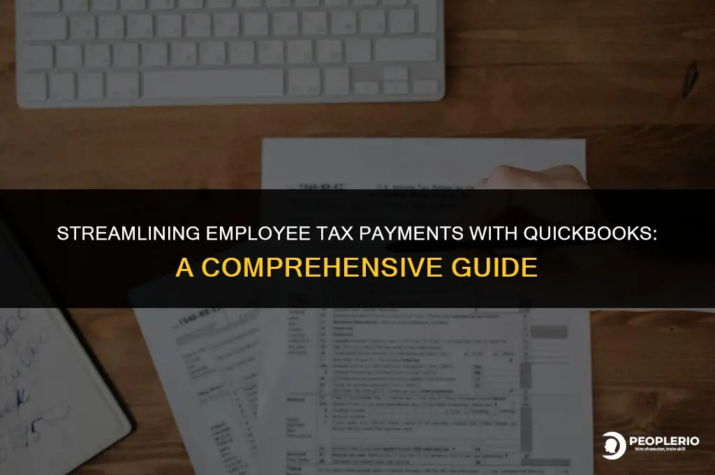how are employee taxes paid quickbooks